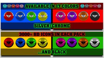 پوستر Black, Silver & Grey Icon Pack