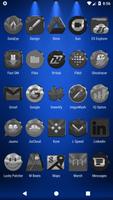 Black, Silver & Grey Icon Pack screenshot 3