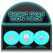 Bright Cyan Icon Pack