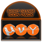 Bright Orange Icon Pack APK