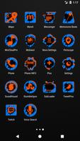 Cracked Blue Orange Icon Pack स्क्रीनशॉट 3