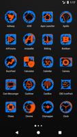 Cracked Blue Orange Icon Pack ภาพหน้าจอ 1