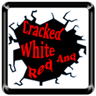 Cracked White Red Icon Pack-icoon