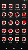 Cracked White Red Icon Pack capture d'écran 2