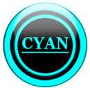 Cyan Glass Orb Icon Pack APK