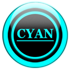 Cyan Glass Orb Icon Pack icon