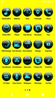 Cyan Glass Orb Icon Pack تصوير الشاشة 3