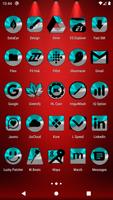 Half Light Cyan Icon Pack ảnh chụp màn hình 2