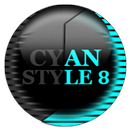 Cyan Icon Pack Style 8 APK