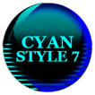 Cyan Icon Pack Style 7 আইকন