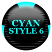 Cyan Icon Pack Style 6 ícone