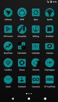 Cyan Puzzle Icon Pack ✨Free✨ 截圖 1