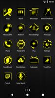 Flat Black and Yellow IconPack screenshot 3