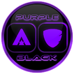 Flat Black and Purple IconPack