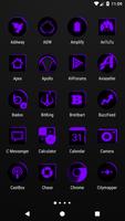 Flat Black and Purple IconPack screenshot 1