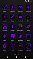 Flat Black and Purple IconPack screenshot 2