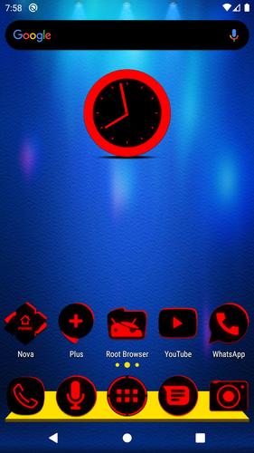 Flat Black And Red Icon Pack Free For Android Apk Download