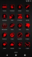 Flat Black and Red Icon Pack 截圖 2