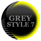 Grey Icon Pack Style 7 icono