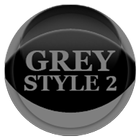 Grey Icon Pack Style 2 أيقونة