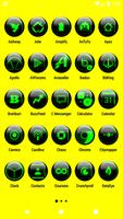 Green Glass Orb Icon Pack تصوير الشاشة 1