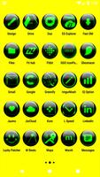 2 Schermata Green Glass Orb Icon Pack