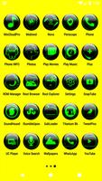 3 Schermata Green Glass Orb Icon Pack