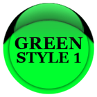 Green Icon Pack Style 1 Zeichen