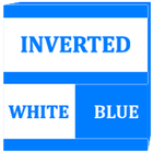 Inverted White Blue Icon Pack Zeichen