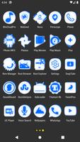 Inverted White Blue Icon Pack imagem de tela 3