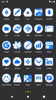 Inverted White Blue Icon Pack imagem de tela 2