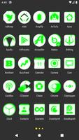 1 Schermata Inverted White Green Icon Pack