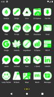2 Schermata Inverted White Green Icon Pack