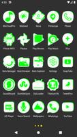 3 Schermata Inverted White Green Icon Pack