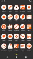 Inverted White Orange IconPack स्क्रीनशॉट 2