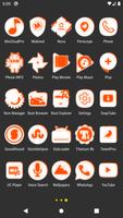 Inverted White Orange IconPack स्क्रीनशॉट 3