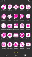 Inverted White Pink Icon Pack screenshot 3