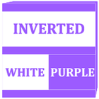 Inverted White Purple IconPack أيقونة