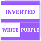 Inverted White Purple IconPack icône