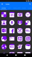 Inverted White Purple IconPack تصوير الشاشة 3