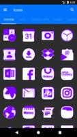 Inverted White Purple IconPack capture d'écran 3