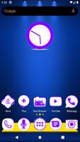 Inverted White Purple IconPack الملصق