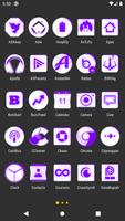 Inverted White Purple IconPack capture d'écran 1