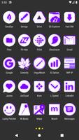 Inverted White Purple IconPack capture d'écran 2