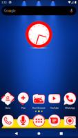 Inverted White Red Icon Pack 포스터