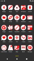 Inverted White Red Icon Pack स्क्रीनशॉट 2