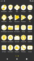 Inverted White Yellow IconPack captura de pantalla 3