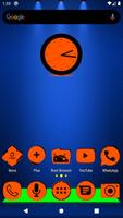 Orange and Black Icon Pack Affiche