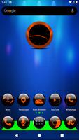 Orange Glass Orb Icon Pack Cartaz