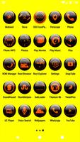 Orange Glass Orb Icon Pack تصوير الشاشة 3